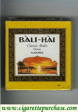 Bali-Hai cigarettes Classic Bidis Clove Flavored